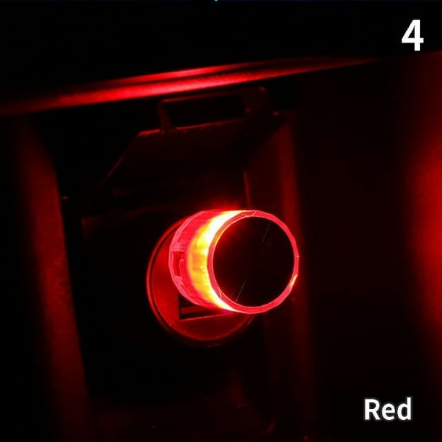 1X Mini Lamp Bulb Led Usb Interior Neon Atmosphere Ambient Light Car