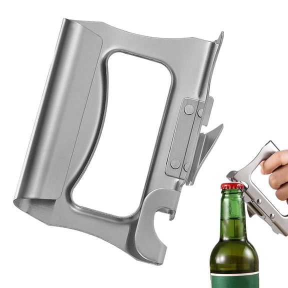 1X Multi-Function Can Opener Hand Can Opener Jar Opener Can Opener Manual Lid Opener Multifunctional Lid Opener for Weak Hands Seniors