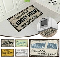1X Non-Slip Farmhouse Kitchen Floor Mat Laundry Room Carpet Anti-Slip Kitchen Floor Mats Bathroom Laundry Room Decorative Accessories Carpet