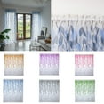 thumbnail image 1 of 1X One Curtain Leaves Sheer Curtain Tulle Window Treatment Voile Drape Valance 1 Panel Fabric Curtain, 1 of 9