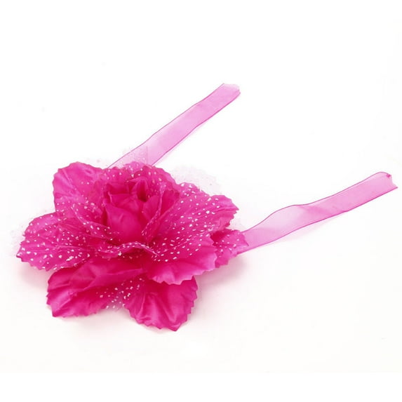 1X Peony Curtain Tie Peony Flower Curtain Clip-On Tie Backs Holdback Tieback Holder Panel