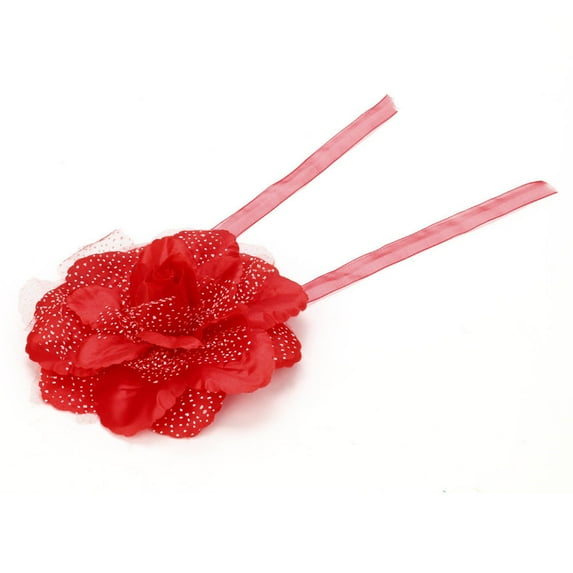 1X Peony Curtain Tie Peony Flower Curtain Clip-On Tie Backs Holdback Tieback Holder Panel