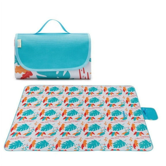 1X Picnic Mat Moisture-Proof Mat Outdoor Tent Mat Outdoor & Picnic Blanket Extra Large Sand Proof and Portable Beach Mat for Camping Hiking Festivals 145X80Cm Cushion