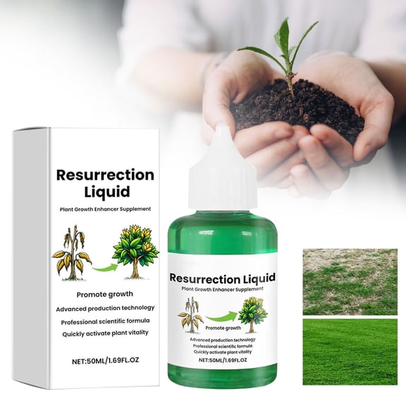 1X Plant Nutrition Solution,Resurrection Liquid Plant Growth Enhancers Succulent Root Boosters Stimulators Indoor Plant Nutrients Solution Resurrection Liquid Product Content 50Ml Clearance Sale