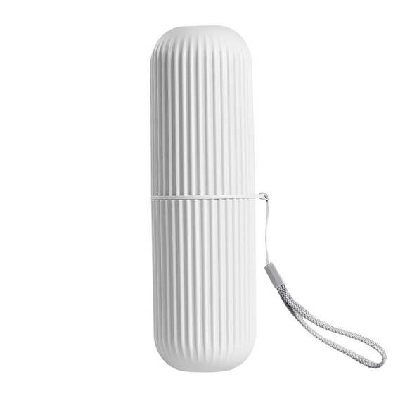 1X Portable Toothbrush Box Travel Toothbrush Holder, Portable Toothbrush Case Long 7.7 Inch for Traveling, Camping, Business Trip and School