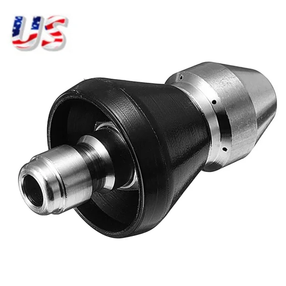 1X Pressure Washer Drain Cleaning Jetter Pipe Nozzle Sewer Hose 1 Front 6 Rear