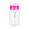 thumbnail image 1 of Last Chance 1X Pump Bottle,Press Bottle Ab,Push Down Empty Lockable Dispenser Bottle For Alcohol Nail Polish Remover & Makeup Remover, 1 of 4