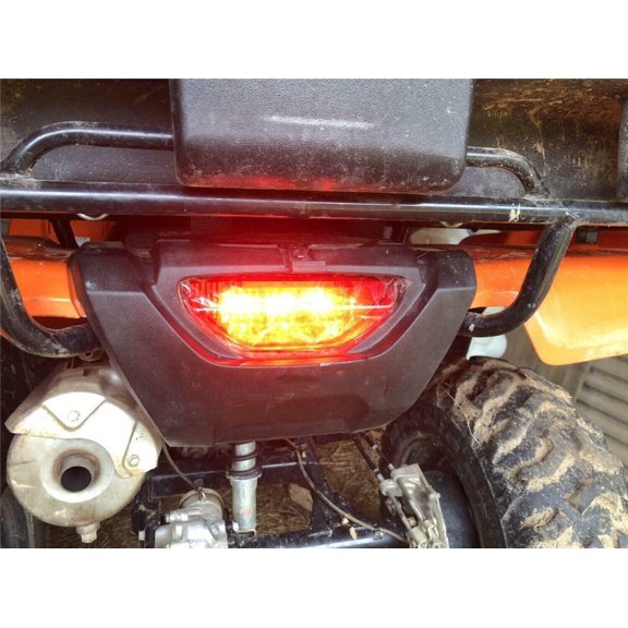 1X Red Plastic Brake Tail Light Lamp For Honda TRX 250 300 400EX TRX400X 500 700