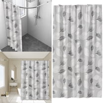1X Shower Curtain Fabric Shower Curtain or Polyester Soft Cloth & Hotel Quality Machine Washable White Shower Curtain Liner for Bath Tub Shower Curtain