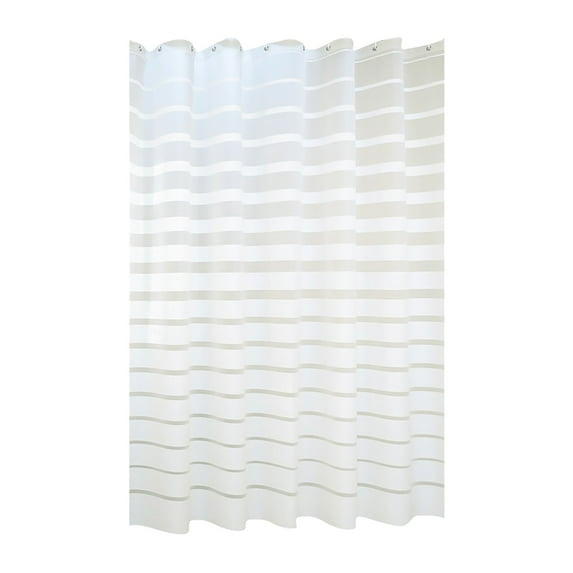 1X Shower Curtain Fabric Shower Curtain or Polyester Soft Cloth & Hotel Quality Machine Washable White Shower Curtain Liner for Bath Tub Shower Curtain