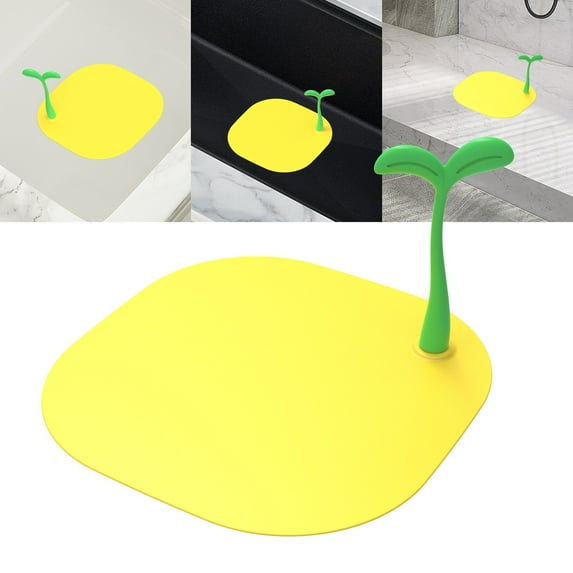 Huayishang Filter Floor Drain Covers Home Sink Strainer Silicone Filter Bathroom Kitchen, Kitchen Essentials Clearance Sale Yellow