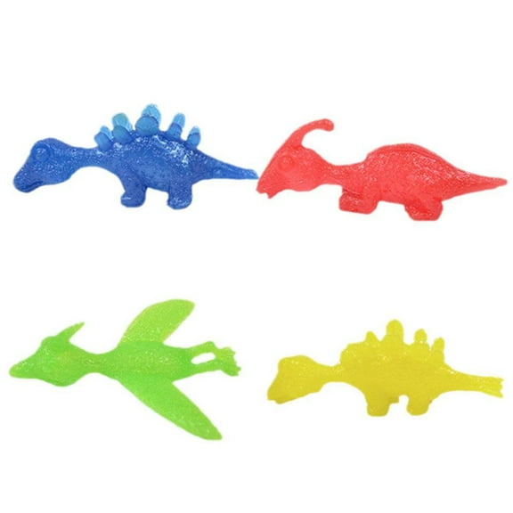 1X Slingshot Dinosaur Sticky Dinos Catapult Finger E0I3 Flying Elastic DE