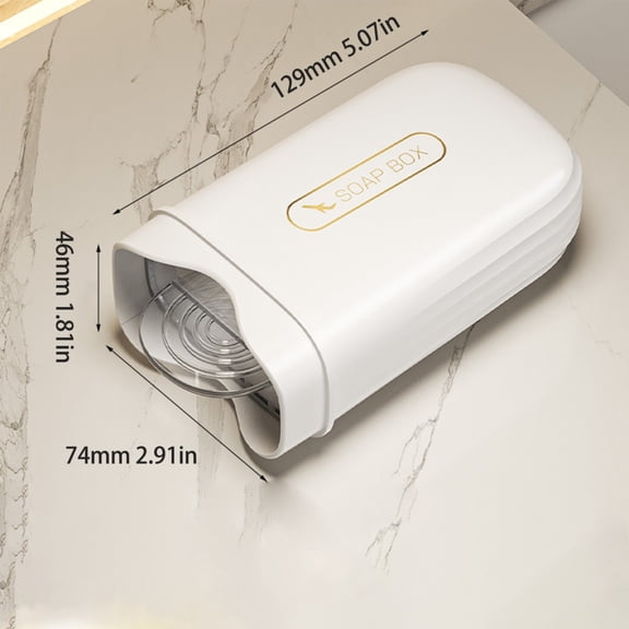 1X Soap Storage Box Travel Soap Case Portable Bar Soap Holder for Traveling Leakproof Soap Container With Lid Soap Dishes for Bathroom Shower Gym School Camping Vacation Outdoor