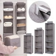 thumbnail image 1 of 1X Storage Bag Hanging Closet Organizers and Storage 5 Shelf Hanging Drawer for Closet Collapsible Heavy Duty Hanging Closet Dresser for Clothes Bags Shoes Home Textile Storage, 1 of 8