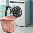 thumbnail image 1 of 1X Storage Basket Portable Dirty Clothes Basket Dirty Clothes Storage Basket Clothing Large Clothes Frame Laundry Basket Bathroom Hollow Dirty Clothes Basket Home Textile Storage, 1 of 9