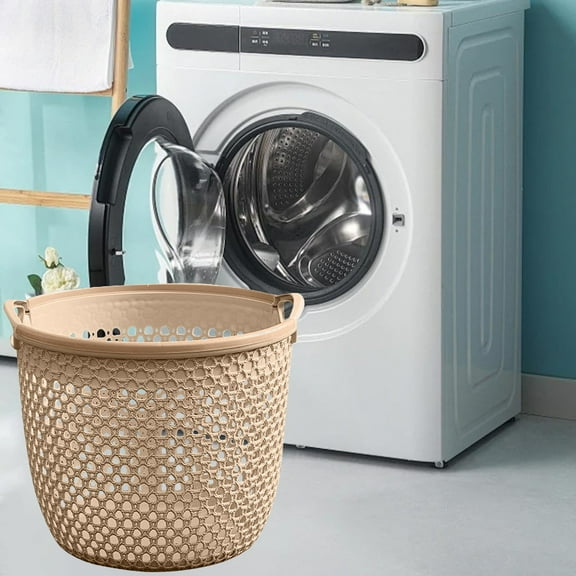 1X Storage Basket Portable Dirty Clothes Basket Dirty Clothes Storage Basket Clothing Large Clothes Frame Laundry Basket Bathroom Hollow Dirty Clothes Basket Home Textile Storage