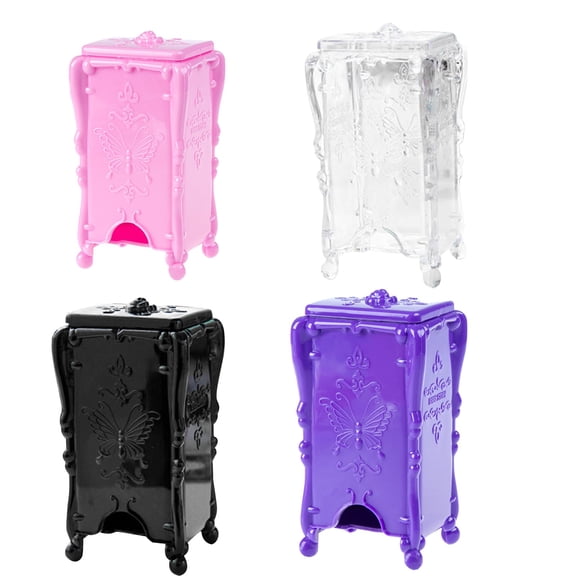 1X Storage Box Butterfly and Rose Makeup Cotton Box Elegant and Practical Home Textile Storage