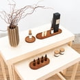 thumbnail image 1 of 1X Tray Wooden Serving Tray – Smooth Varnished Finish Sturdy Flat Base – Multi Use for Desserts Tea Coffee Snacks – for Kitchen Dining Table Vanity, 1 of 9