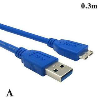 Dual USB 3.0 Type A to Micro-B USB Y Shape High Speed Cable for External  Hard Drives/Seagate/Toshiba/WD/Hitachi/Samsung/Wii-U/Note 3 (21 Inches)