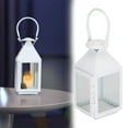 thumbnail image 1 of 1X Windproof Candle Holder Clearance! European Style Modern White Glass Windproof Candle Holder Wedding Prop Decoration for Buddha Hall Butter Lampshade, 1 of 7