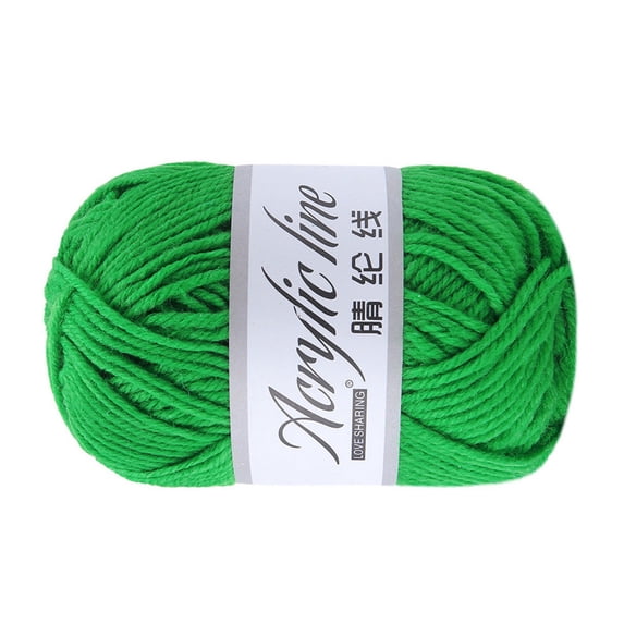 1X Wool 50G Chunky Wool Roving Scarf Knit Wool Yarn Thickness Warm Hat Household B