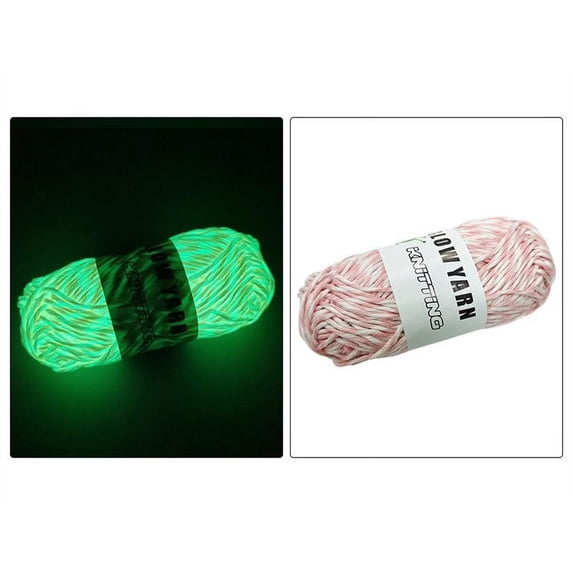 1X Wool Clearance! Dark Yarn for Crochet 2Mm Fancy Luminous Skein 1 Piece Yard Luminous Yarn Suitable for Beginners To Knit Diy Knitting Diy