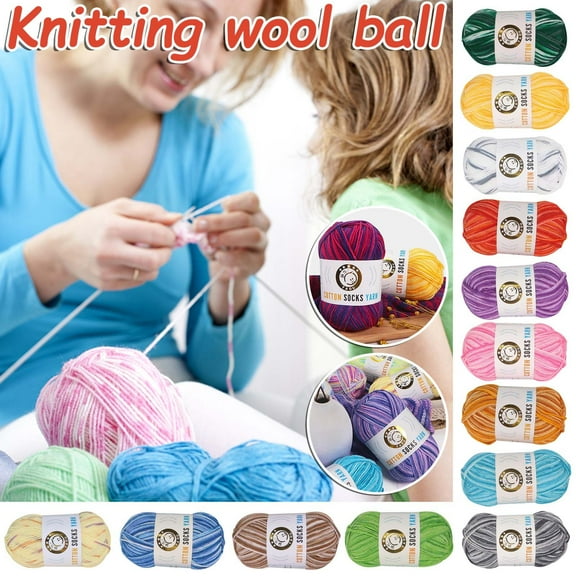 1X Wool Hand-Made Diy Scarf Sweater Coat Bar Needle Thread Line Thick Wool Diy Knitting Diy