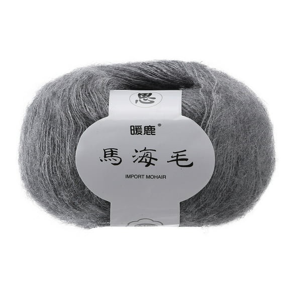 1X Wool Clearance! Soft Mohair Knitting Wool Yarn Diy Shawl Scarf Crochet Thread Supplie G Diy Knitting Diy