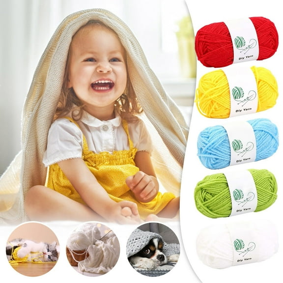 1X Yarn Ball Diy Knitting Acrylic Wool Hat Clothes Scarf With Yarn Fleece Diy Knitting Diy