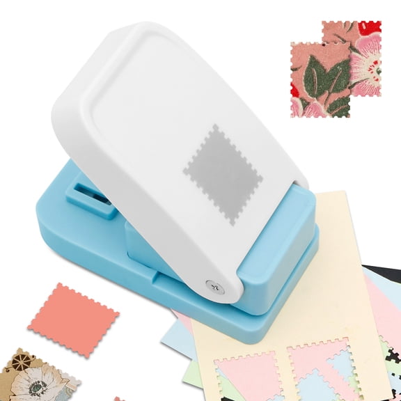 1X0.8inch Postage Stamp Embossing Punch; Punches Score Tools for Scrapbooking Journaling Paper Craft DIY Card Making Paper Crafting Scrapbooking DIY Card Making Arts Crafts Supplies