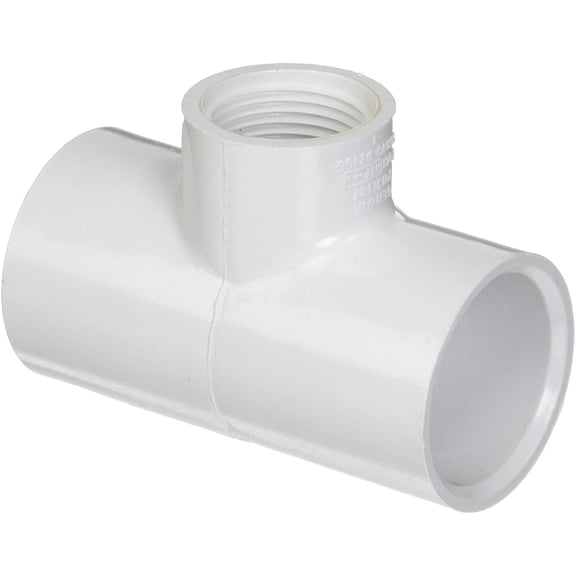 Genova 31487 Schedule 40 Pressure Solvent X Threaded Tee