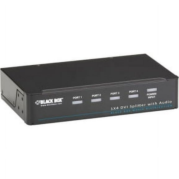 1X4 DVI-D SPLITTER WITH AUDIO DVI-D SPLITTER WITH AUDIO & HDCP