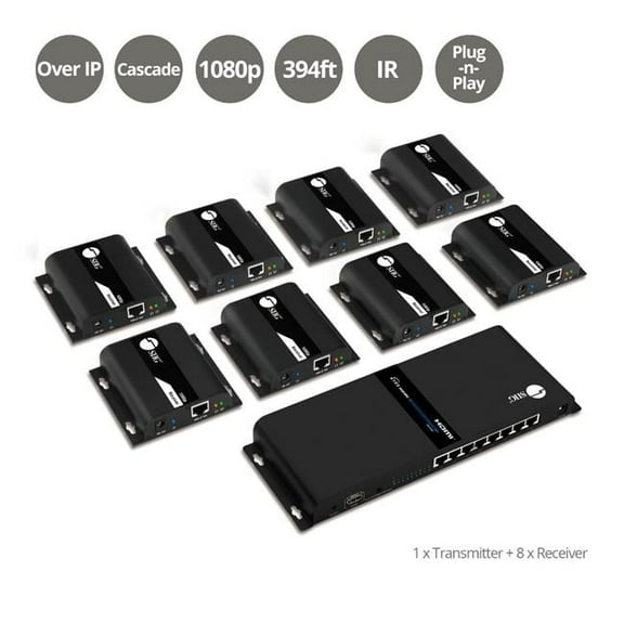 1X8 HDMI Hdbitt Extender Kit