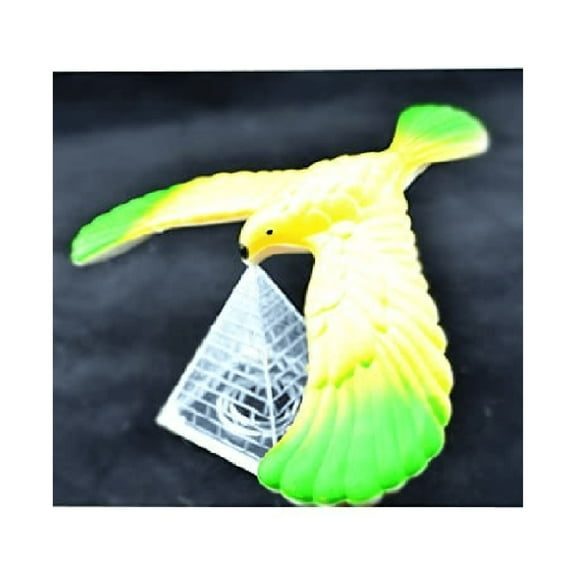 1XCute New Style Balancing Bird with Clear Triangle Stand (Color May Vary)