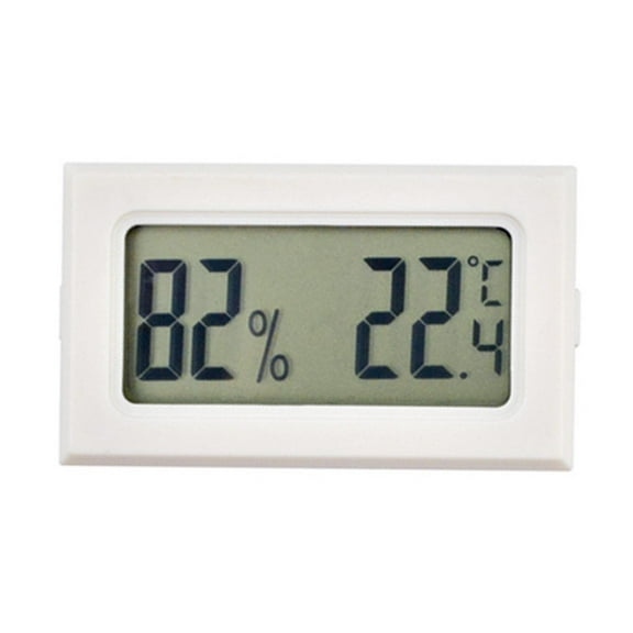 1XMini Black/White Embedded LED Digital Thermometer Cooling TemperatureAU-