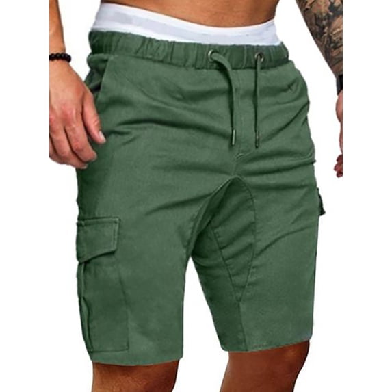 Dewadbow Men´s Summer Shorts Sports Work Casual Army Combat Cargo Short Trousers