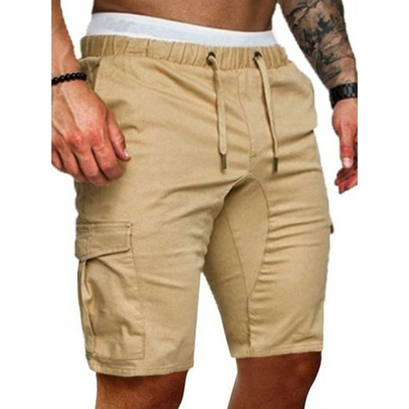 Dewadbow Men´s Summer Shorts Sports Work Casual Army Combat Cargo Short Trousers
