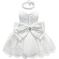 thumbnail image 1 of 2pcs Newborn Baby Girl Dress Lace Princess Tutu Dress Birthday Holiday Party Dress + Headband Outfits 0-24M, 1 of 2