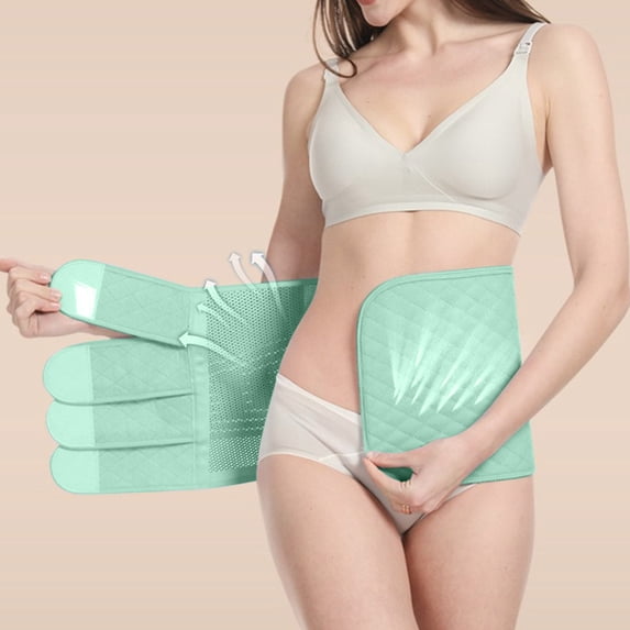Triple Elastic Band Waist Shaper for Women Sports Fitness Waist Trainer Recovery Clothes Hip Lifting Body Compression Breathable Lightweight Yoga Workout Support M-XXL