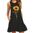 thumbnail image 1 of Women's Plus Size Summer Sleeveless Floral Casual Midi Dress Beach Loose Sundress, 1 of 2