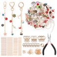thumbnail image 1 of Keyohome Keychain Making Kit Practical Bag Charm Kit Multifunctional DIY Keychain Supplies for DIY Crafting and Jewelry Making, 1 of 10