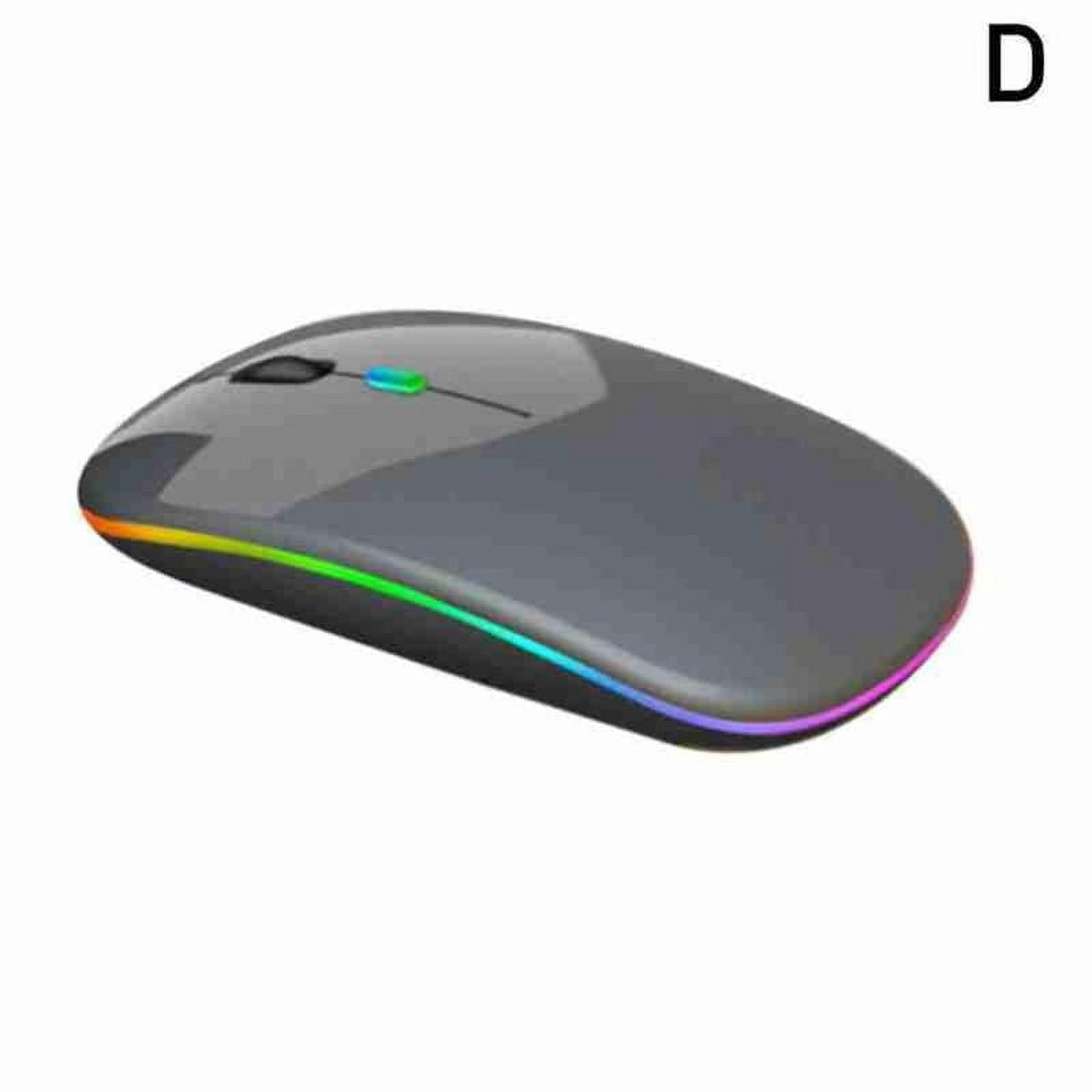 Wireless Bluetooth 5.1 Dual Mode Mouse LED Rechargeable Mice For Computer T8A3