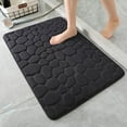 thumbnail image 1 of Autmor Memory Foam Bath Mat Cobblestone Bathroom Rugs Super Water Absorbent Bath Mats for Bathroom Machine Washable Bath Rugs, 1 of 10