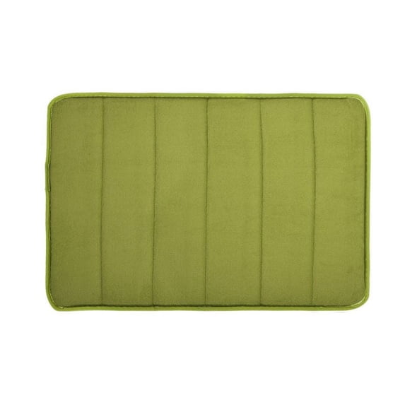 16" X 24" Memory Foam Bath Mat, Soft Memory Foam Non Slip Bath Mat Toilet Floor Rug Non Slip Rubber Backing Non Slip Absorbent Super Cozy Velvet Bathroom Rug Carpet