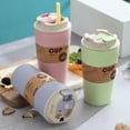 thumbnail image 1 of LEAQU Tumbler with Lids and Straw [Travel Mug] Double Wall Water Coffee Cup for Home, Office, Outdoor Works Great for Ice Drinks and Hot Beverage, 1 of 7