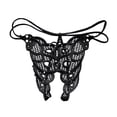 thumbnail image 1 of Women Girl Sexy Hollow Bandage G String Open Crotch Thongs Low Waist Panties Underwear, 1 of 1