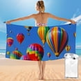 thumbnail image 1 of Orinice Quick Dry Bath Towel Ultra-Fine Fiber Beach Towel 27.5x55in Tropical Print for Rapid Drying and Versatile Usage 55x27.5in, 1 of 7