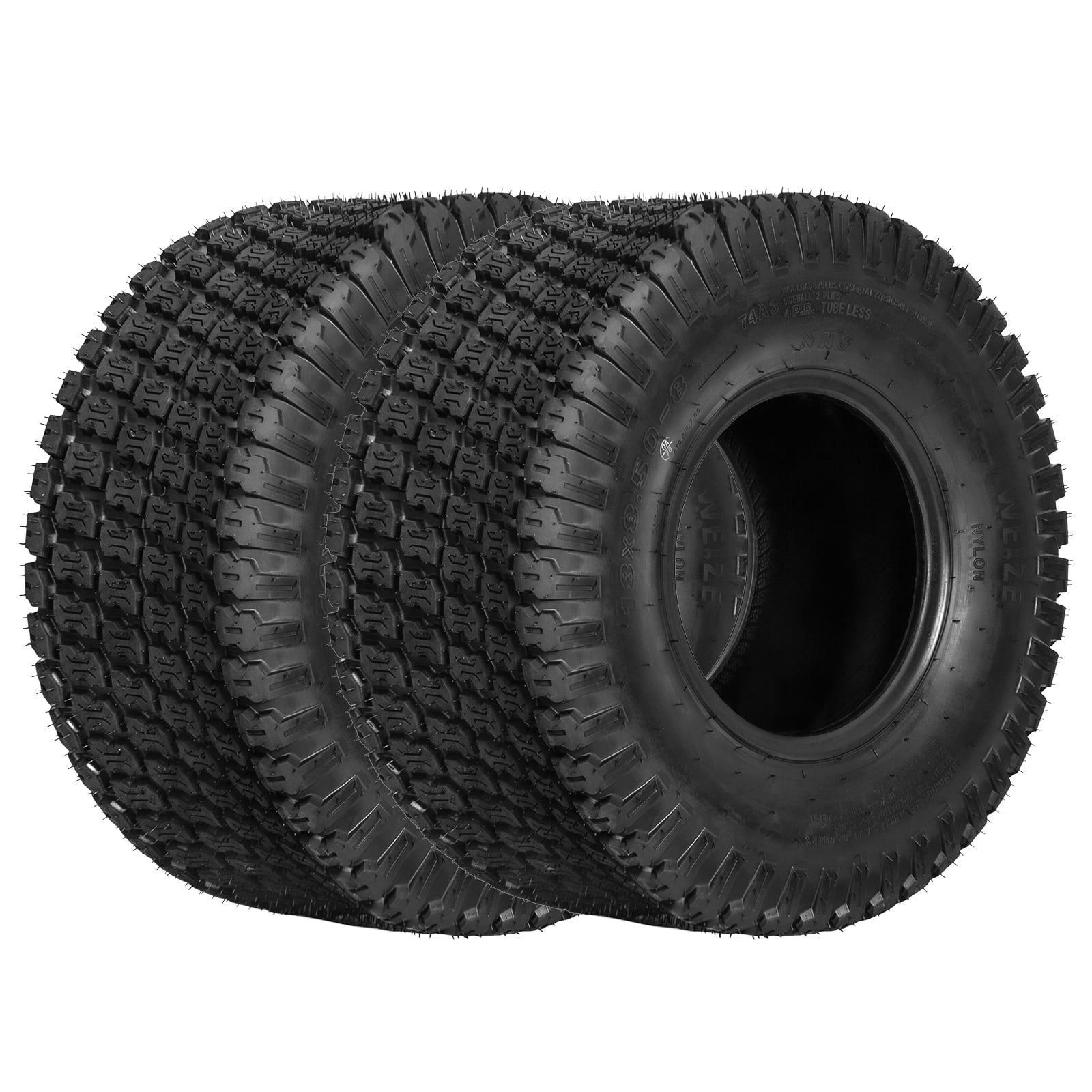 1autodepot 18X8.5-8 Lawn Mower Tire, 18X8.50-8 Tractor Golf Cart Turf ...