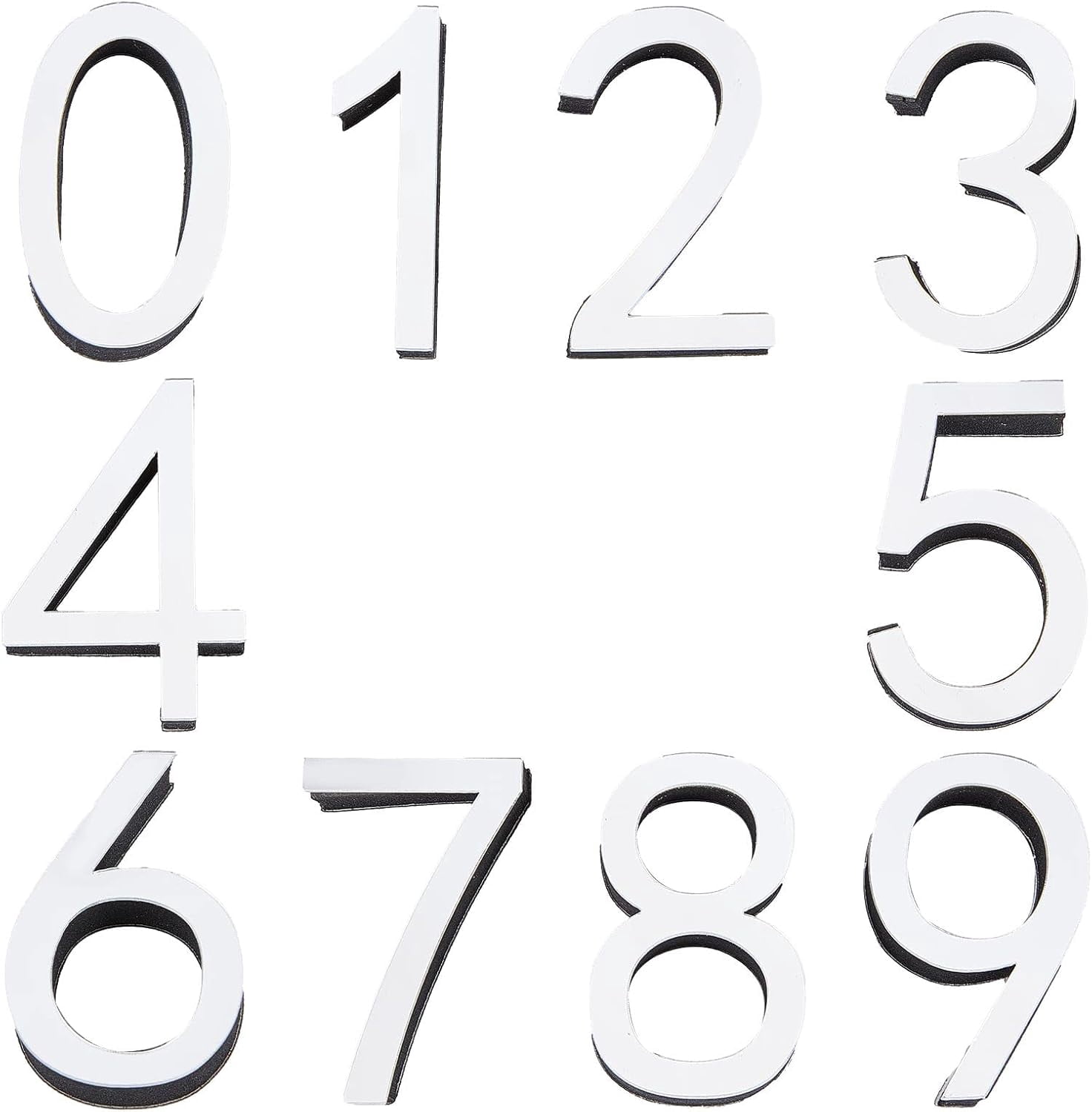 1bag 10pcs Mailbox Numbers 0-9 Door Address Number Stickers Self ...