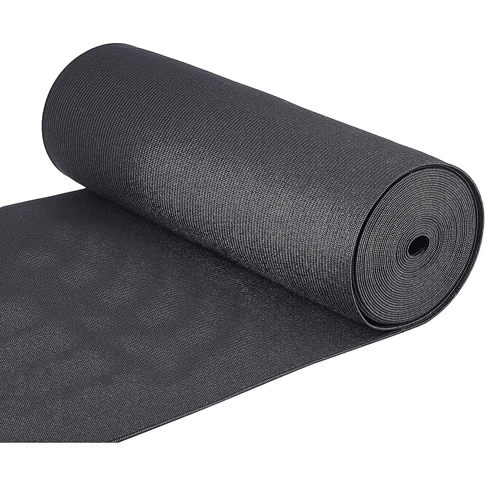 1bag 4 yard 20cm Wide Black Elastic Band Flat Stretch Strap Fabric Band ...